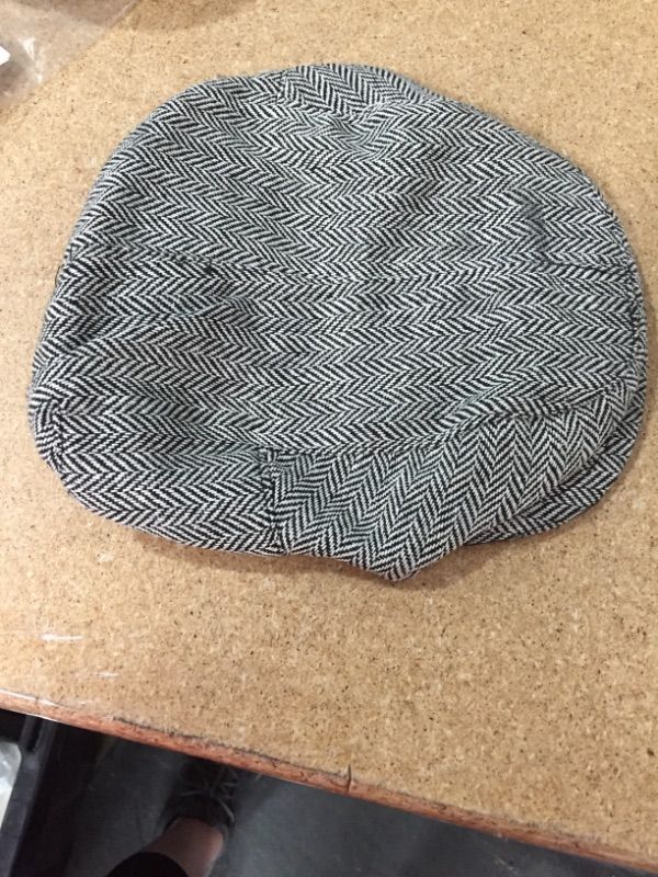 Photo 2 of  juDanzy Baby & Toddler Plaid Cabbie Hats (1-4 Years, Gray Tweed)
