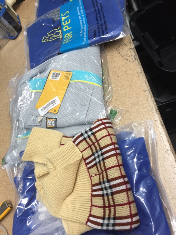 Photo 1 of **NO REFUNDS/RETURNS** Bundle of Assorted Dog clothes/ vest
