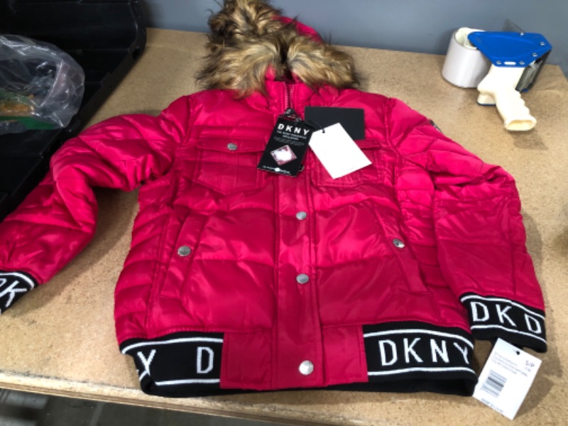 Photo 1 of DKNY PINK JACKET
SIZE:S/P ( 7/8)