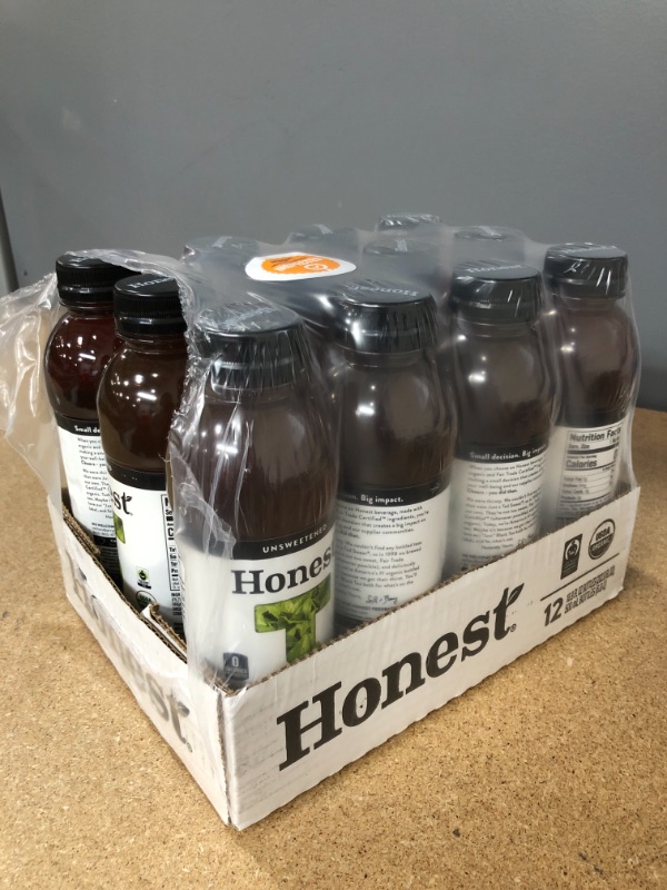 Photo 2 of ** EXP:MAY 02 22**  ** NON-REFUNDABLE **  ** SOLD AS IS**
Honest tea Organic Fair Trade Just Black Tea, 16.9 fl oz (12 Pack)
