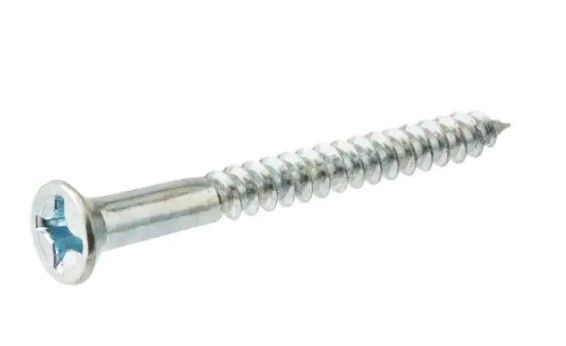 Photo 1 of ** SETS OF 5**
#10 x 1-3/4 in. Phillips Flat Head Zinc Plated Wood Screw (50-Pack)
