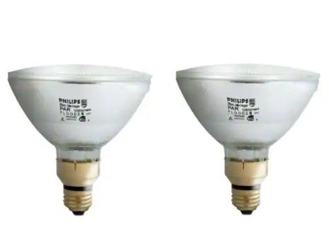 Photo 1 of ** SETS OF 2**
90-Watt PAR38 Halogen Indoor/Outdoor Flood Light Bulb (2-Pack)
