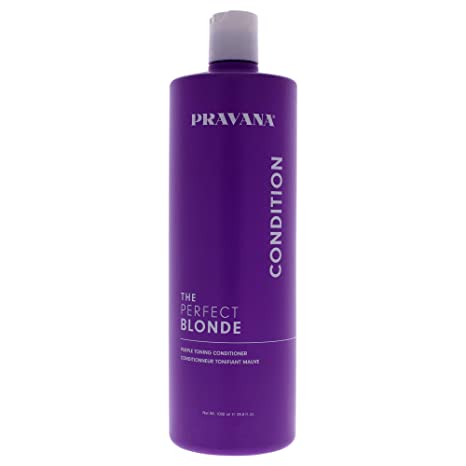 Photo 1 of ** NON-REFUNDABLE**  ** SOLD AS IS**
Pravana The Perfect Blonde Purple Toning Conditioner 33.8 fl oz, white (I0097572)
