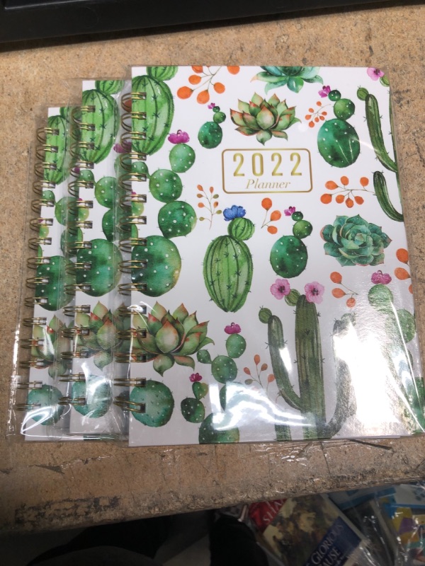 Photo 1 of ** SETS OF 3**
2022 NOTEBOOK PLANNER CACTUS