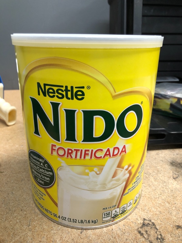 Photo 2 of ** EXP:MAY 31 2022**  ** NON-REFUNDABLE**  ** SOLD AS IS**
Nido Fortified Evaporated Whole Milk - 56.3oz