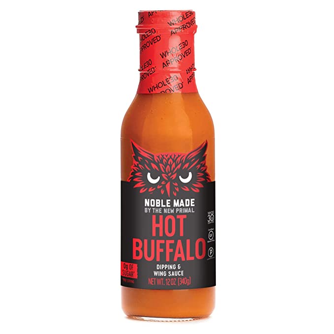Photo 1 of ** EXP: 06/22/2022**  *** NON-REFUNDABLE**  ** SOLD AS IS**
** SETS OF 2**
Noble Made by The New Primal, Hot Buffalo Dipping & Wing Sauce, Whole30 Approved, Paleo, Keto, Vegan, Gluten and Dairy Free, Sugar and Soy Free, Low Carb and Calorie, Spicy Flavor,