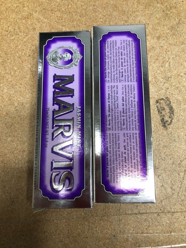 Photo 2 of ** NON-REFUNDABLE**  ** SOLD AS IS**  ** SETS OF 2**
Marvis Jasmin Mint Toothpaste
