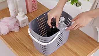 Photo 1 of ** SETS OF 2**
JiatuA Plastic Organizer Storage Basket with Handles, Woven Storage Bins for Bathroom, Kitchen, Closet, Bedroom (Black)