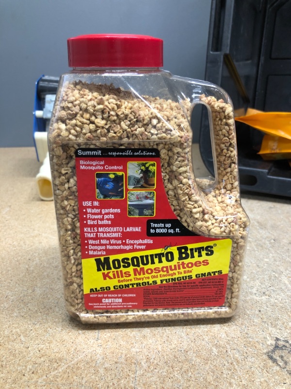 Photo 2 of ** NON-REFUNDABLE**  ** SOLD AS IS**  ** NO EXP PRINTED***
Summit Chemical CO 117-6 30OZ Mosquito Bits & 110-12 Mosquito Dunks, 6-Pack, Natural
