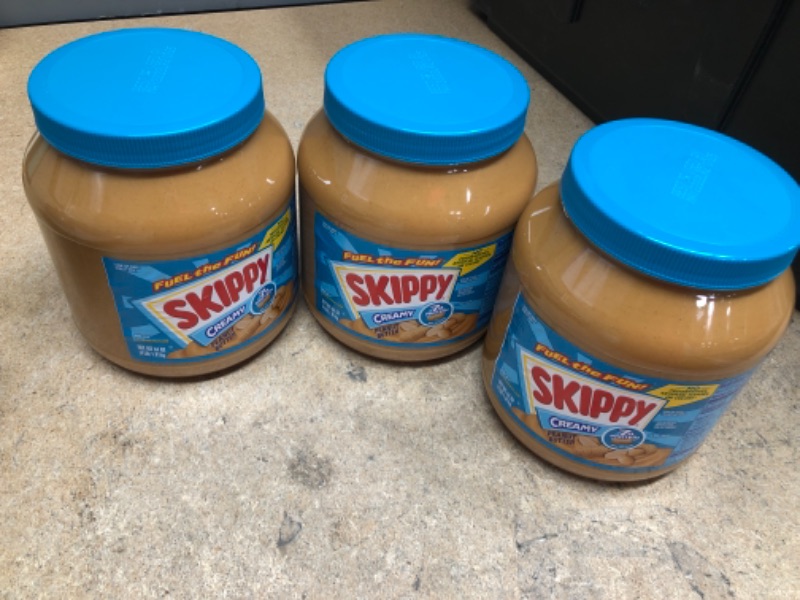 Photo 2 of **BEST BY DATE:05/22/2022**NONREFUNDABLE**Skippy Creamy Peanut Butter, 64 Ounce
pack of 3