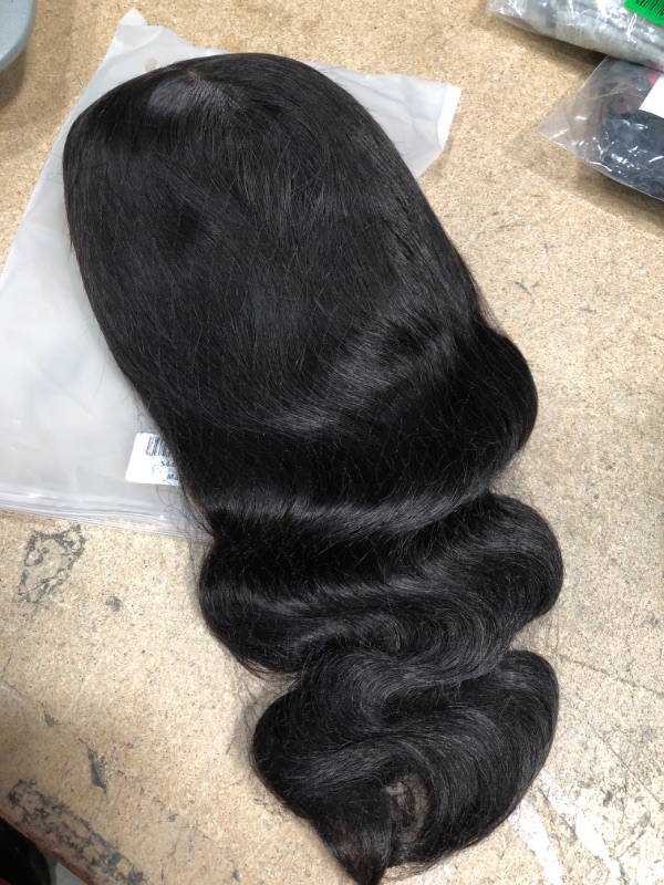 Photo 1 of 16 Inch Brazilian Body Wave Human Hair Wig, 4x4 Lace Front, 9A Natural