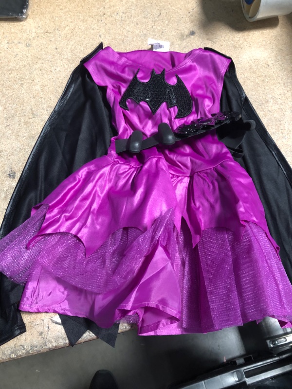 Photo 1 of Costumes USA Purple Batgirl Halloween Costume for Girls, Batman, Includes Accessories, S