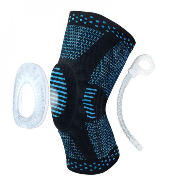 Photo 1 of Elaydool 1 pcs Breathable Knee Pad, Compression Sports Braces - M