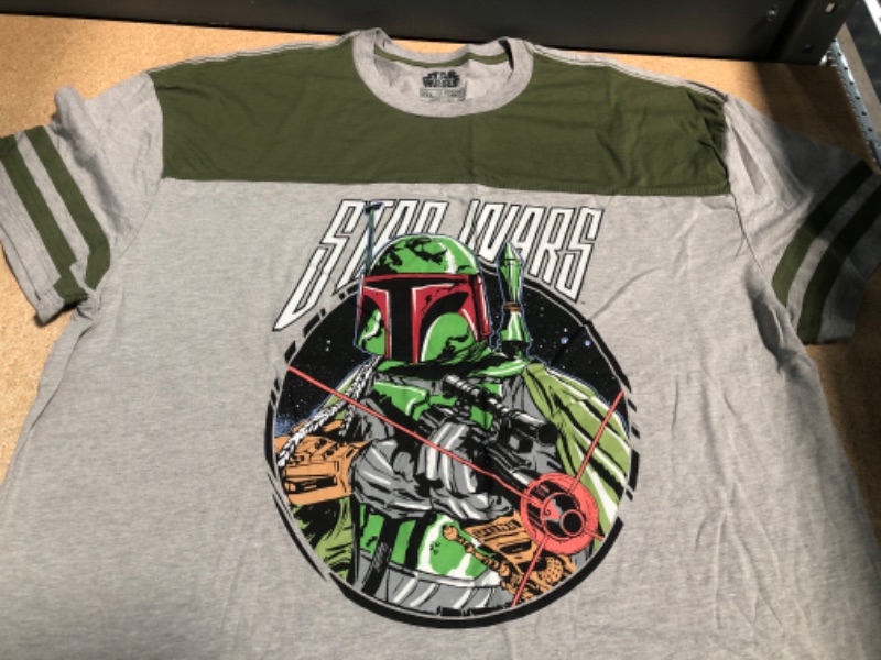 Photo 2 of Boba Fett Neon Blaster Vintage Graphic T-Shirt
SIZE: 2XL