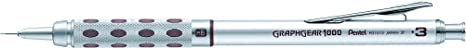 Photo 1 of ** SETS OF 2**
Pentel GraphGear 1000 Mechanical Pencil, (0.5mm), Black Barrel, 1 Each (PG1015A), Metallic Grey
