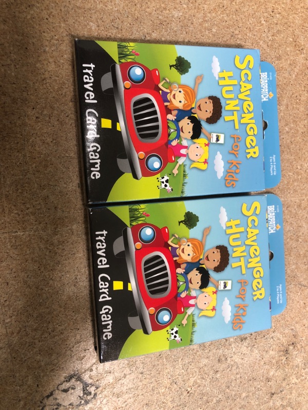 Photo 1 of ** SETS OF 2**
Briarpatch Travel Scavenger Hunt Card Game for Kids, Activities for Family Vacations, Road Trips and Car Rides, Ages 7 and Up
