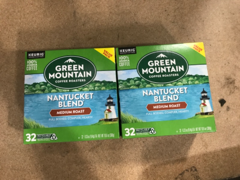 Photo 2 of (2-Pack) Green Mountain Coffee Roasters Nantucket Blend, Single-Serve Keurig K-Cup Pods, Medium Roast Coffee, 32 Count
