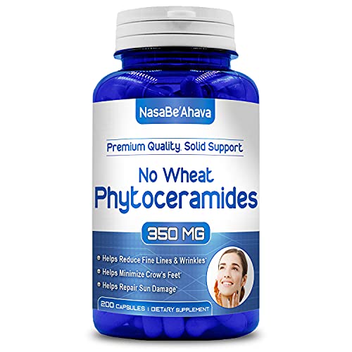 Photo 1 of *** NO REFUNDS NO RETURNS*** BEST BY 09/22***
NasaBeahava Phytoceramides 350mg Per Capsule - Made with Vitamin A and C - No Fillers or Synthetic Vitamins - 200 Veggie Capsules
