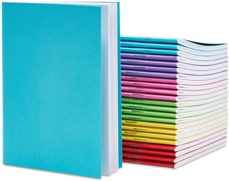 Photo 1 of 32 Pack Colorful Blank Journals for Kids, 16 Sheets Each-assorted colors 