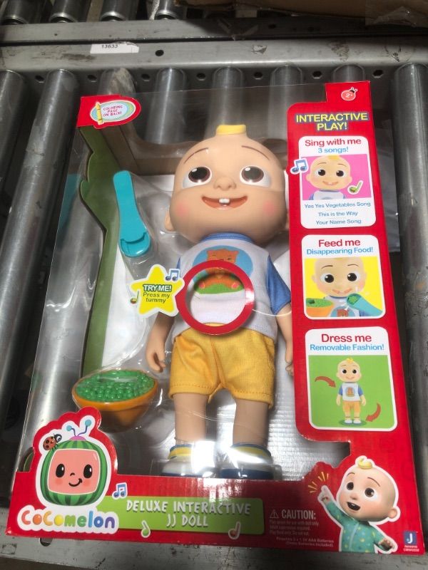 Photo 2 of CoComelon Deluxe Interactive JJ Doll Plush

