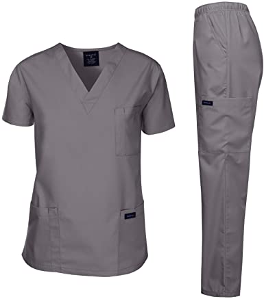 Photo 1 of Dagacci Scrubs Medical Uniform Mens Scrub Set Medical Scrubs Top and Pants- SIZE MEDIUM 