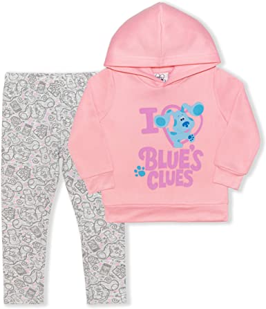 Photo 1 of Nickelodeon Girl's 2-Piece I Heart Blue's Clues Pullover Hoodie and Legging Pant Set- SIZE 12M 