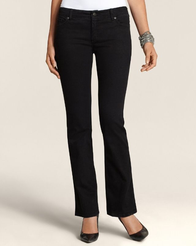 Photo 1 of Chico's Bootcut Jeans In Black, 16R