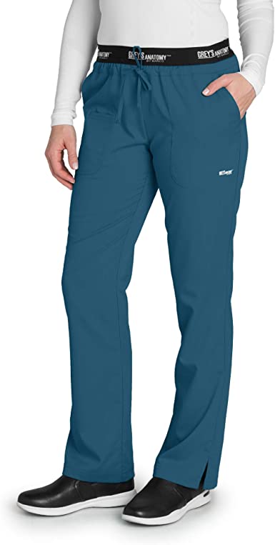 Photo 1 of BARCO Grey's Anatomy Women's Aubrey Pant, Athletic Medical Scrub Pants w/ 3 Pockets & Elastic Drawcord Waistband, XS
