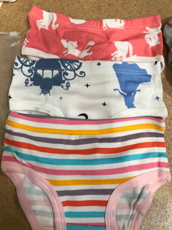 Photo 1 of Boboking Baby Soft Cotton Underwear Girls' Briefs, 3-4T (6 pk)