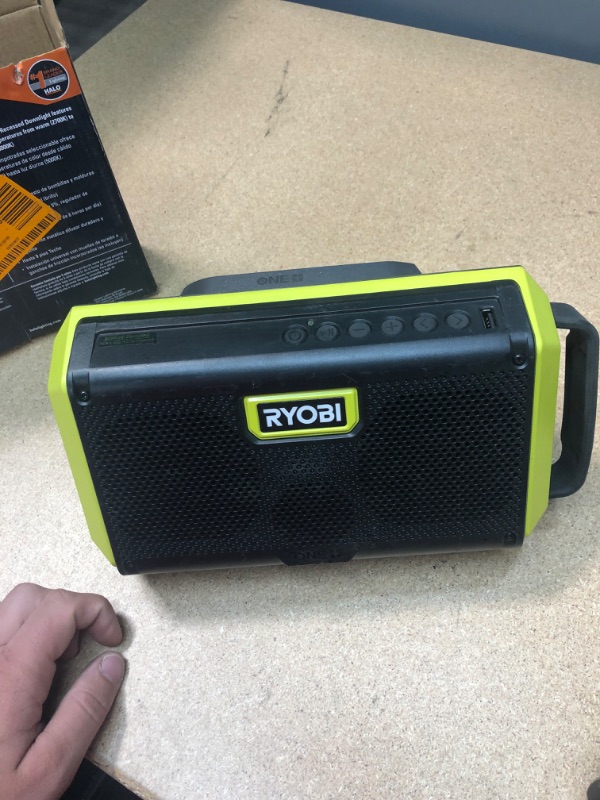 Photo 2 of RYOBI 18V ONE+ Bluetooth Speaker (Tool-Only)