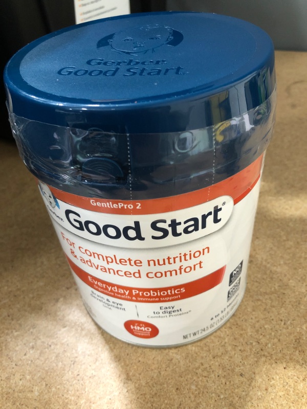 Photo 2 of *** Use By July 22 2022*** No Returns** No Refunds***   Barcode for Gerber Good Start Infant Formula Gentle Non-GMO Powder Infant Formula, Stage 2, 24.5 oz
