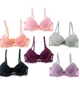 Photo 1 of Alyce Ives Intimates Womens Lace Trim Bra, Petite to Plus Size, Pack of 6 Size 32A 
