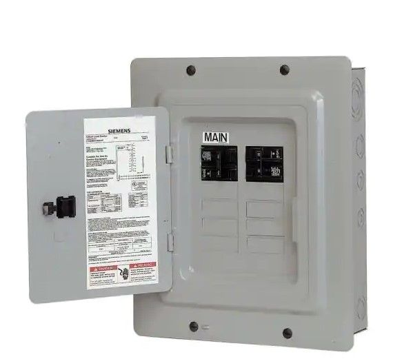 Photo 1 of 
Siemens
100 Amp 10-Space 20-Circuit Main Breaker Load Center Renovation Value-Pack