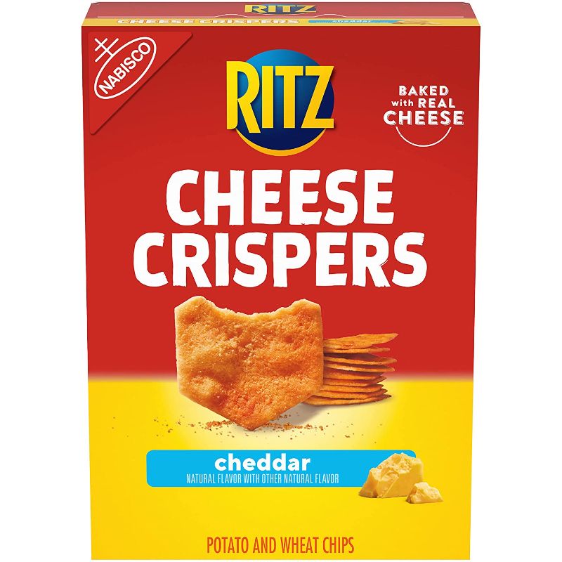 Photo 1 of *** Expire May 27 2022** No Returns** NO Refunds***   RITZ Cheese Crispers Cheddar Chips, 7oz
