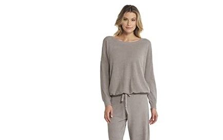 Photo 1 of Barefoot Dreams CozyChic Ultra Lite Slouchy Pullover for Women, Small