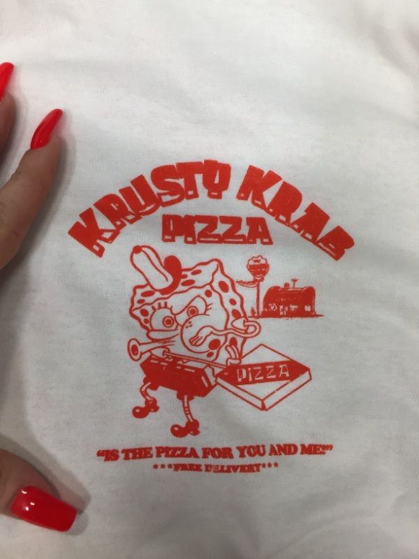 Photo 3 of Krusty Krab Pizza T Shirt – SpongeBob SquarePants, XL