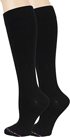 Photo 1 of 2 Pairs Dr. Motion Compression Knee-Hi Women's Socks