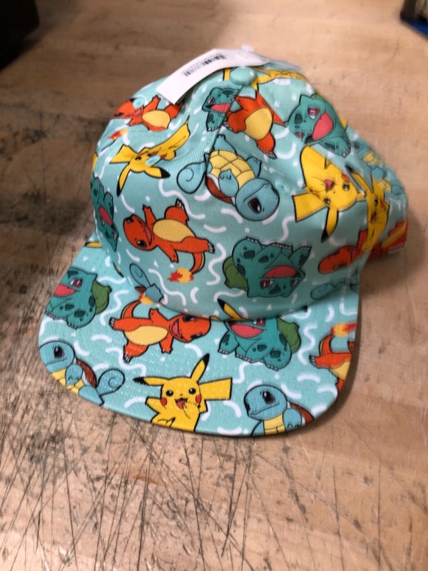 Photo 2 of Bioworld Pokemon Character Sublimated Snapback Hat
