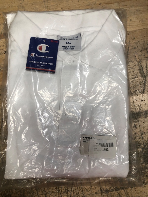 Photo 2 of Champion Men's Double Dry Polo
SIZE 5XL