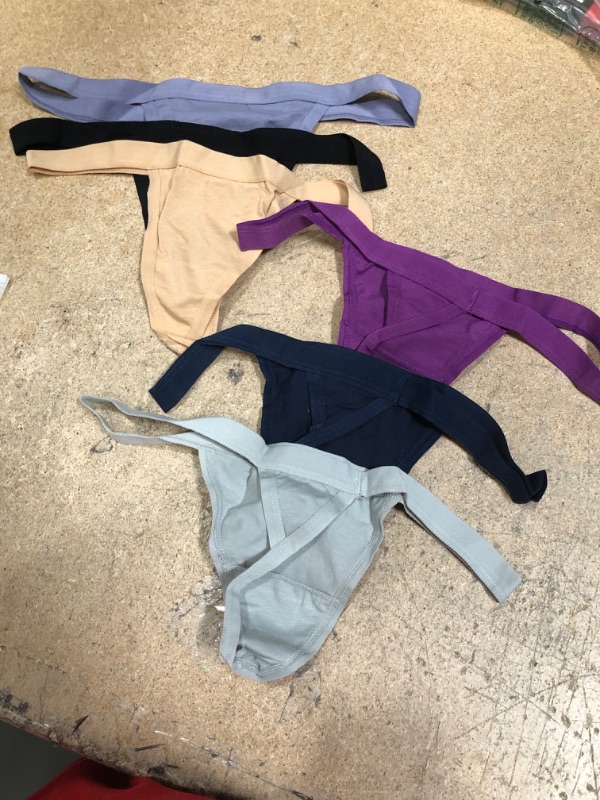 Photo 1 of 6 PACK THONGS 
SIZE S