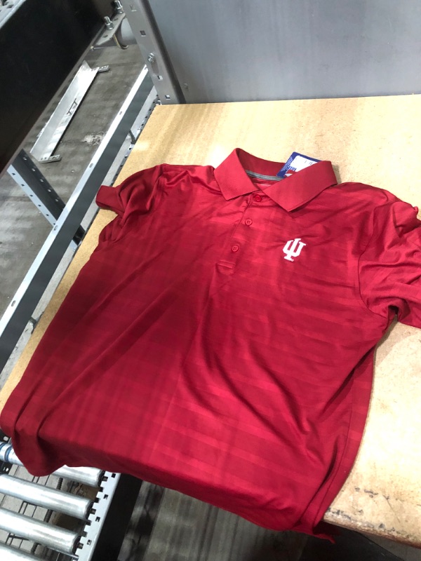 Photo 2 of Champion Athletic Polo Shirt IU Red Medium 