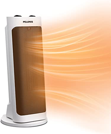 Photo 1 of PELONIS PH-19J 1500W Fast Heating, Programmable Thermostat, Easy Control, Widespread Oscillation, Over Heating & Tip-over Switch Protection, 17.767.72inch, White