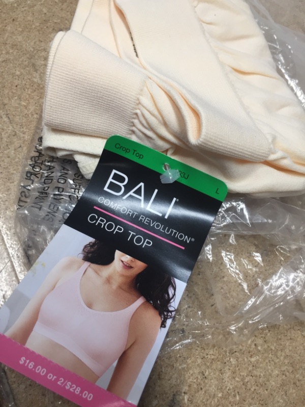 Photo 2 of Bali Comfort Revolution Crop Top Wireless Bra 103J SIZE L
