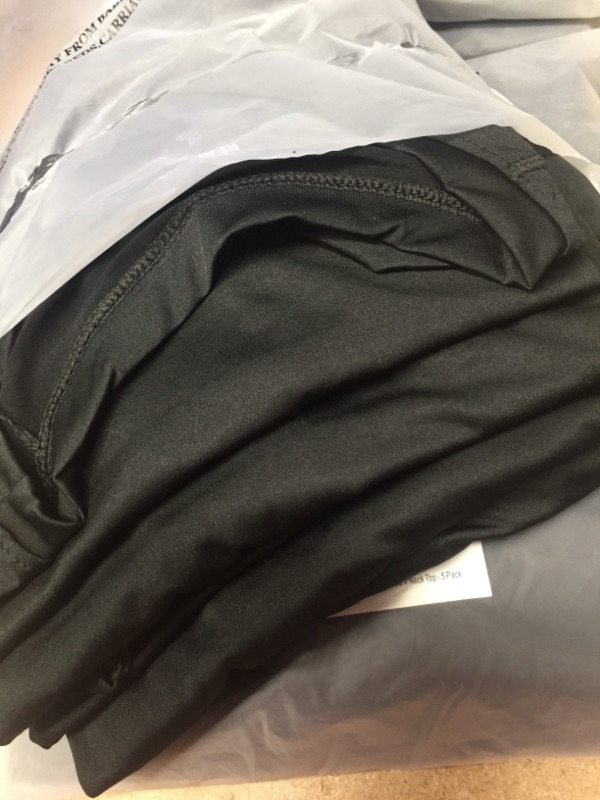 Photo 1 of 5 Pack: Men’s Dry-Fit Moisture Wicking Active Athletic Performance Crew T-Shirt BLACK SIZE 2XL
