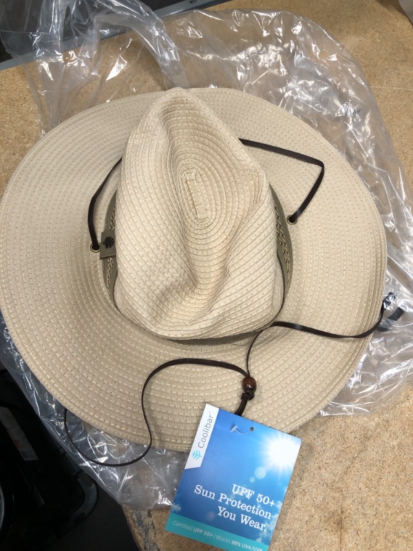 Photo 2 of Coolibar UPF 50+ Men's Galileo Packable Travel Hat - Sun Protective- SIZE XL 
