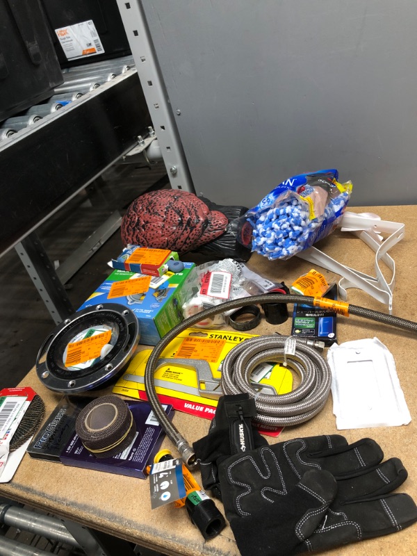 Photo 1 of **NON-REFUNDABLE** ASSORTMENT OF HOME IMPROVEMENT GOODS, ELECTRICAL, PLUMBING AND MISCELLANEOUS  BUNDLE- SOLD AS IS, NO RETURNS, NONREFUNDABLE 
