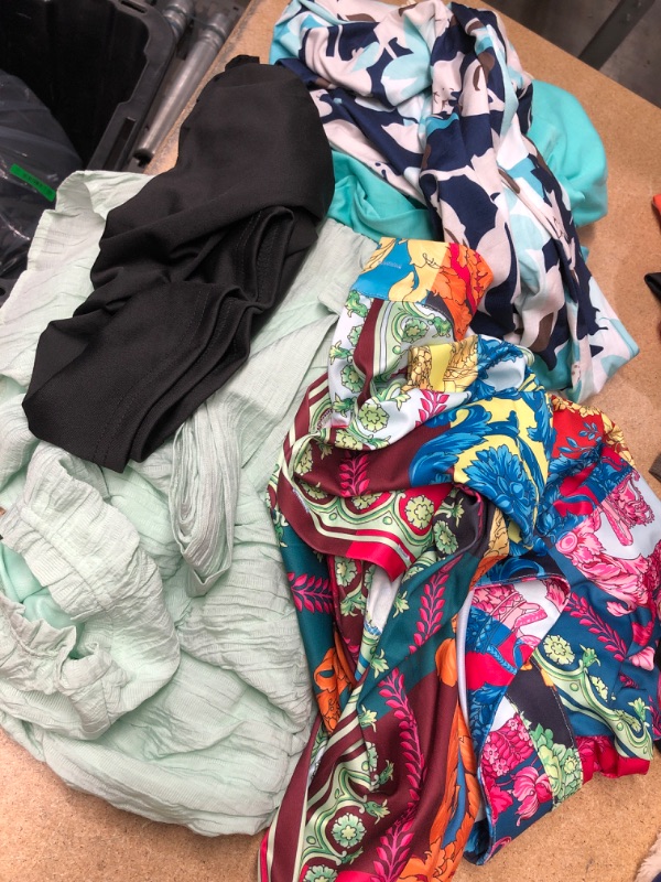 Photo 1 of BUNDLE OF ASSORTED DRESSES- VARIOUS SIZES- SOLD AS IS, NO RETURNS, NONREFUNDABLE 