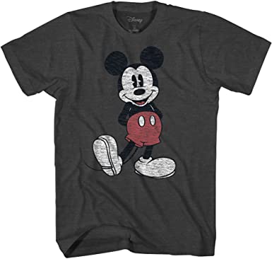 Photo 1 of Disney Men's Full Size Mickey Mouse Distressed Look T-Shirt- SIZE MEDIUM 