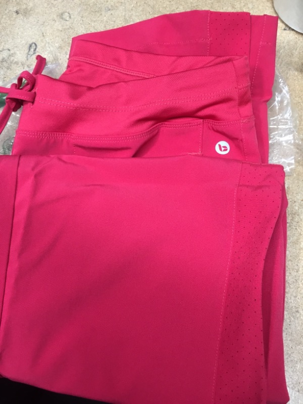 Photo 2 of Barco One Scrubs - 4 pocket Track Scrub Pant, pink- SIZE XSMALL PETITE 