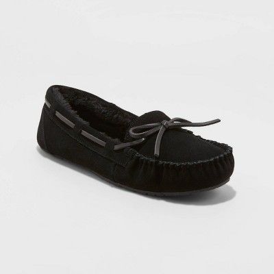 Photo 1 of Women's Chaia Genuine Suede Moccasin Leather Slippers - Stars Above™- SIZE 6 